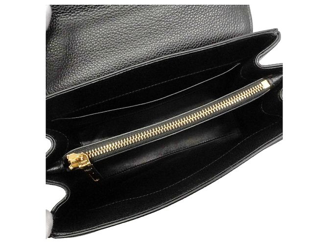 Céline Celine Handtasche aus schwarzem Leder - Ansicht 4
