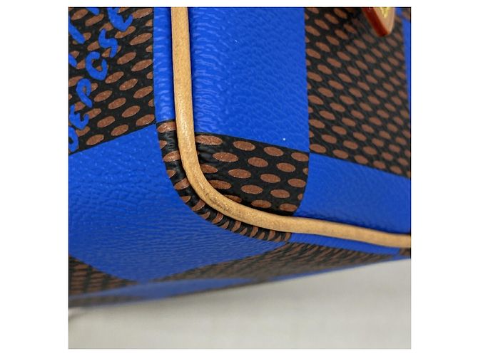 Borsa Louis Vuitton Damier Pop Speedy Bandoulière 18 - vista 6