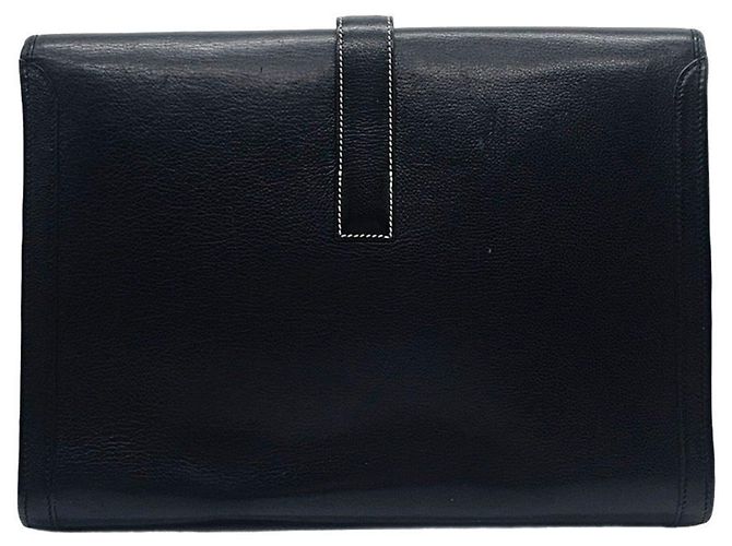 Hermès Sac pochette Hermes Jige PM Black - vue 2