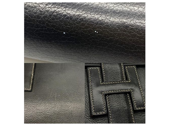 Hermès Sac pochette Hermes Jige PM Black - vue 6