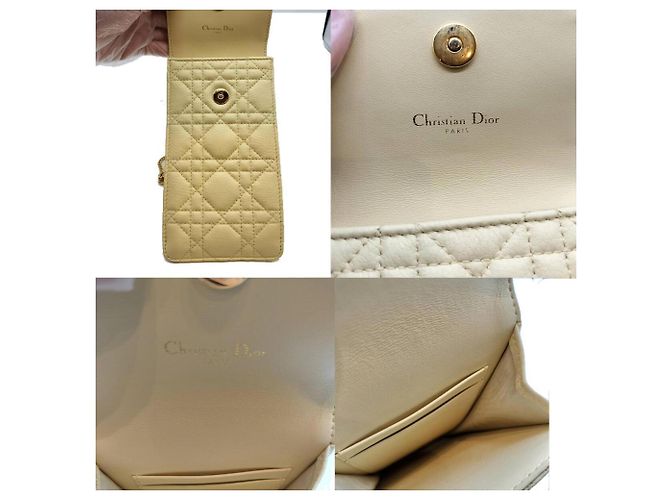 Christian Dior Dior Calo Cannage Schultertasche mit Kette - Ansicht 6