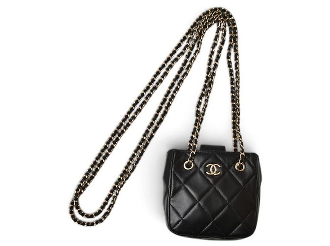 Borsa a tracolla Chanel Matelasse con catena - vista 4