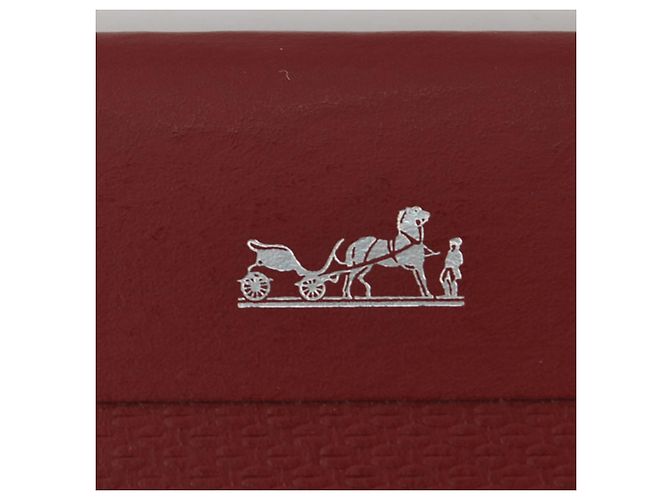 Hermès Ensemble carnet Agenda Hermes en cuir Epsom jaune - vue 14