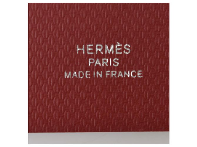 Hermès Ensemble carnet Agenda Hermes en cuir Epsom jaune - vue 15