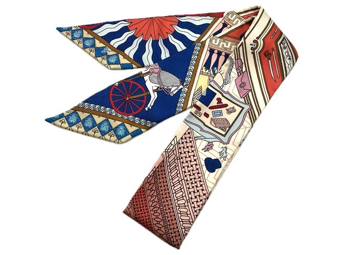 Hermès Lenço de Seda Hermes - Objet de Curiosité - vista 4