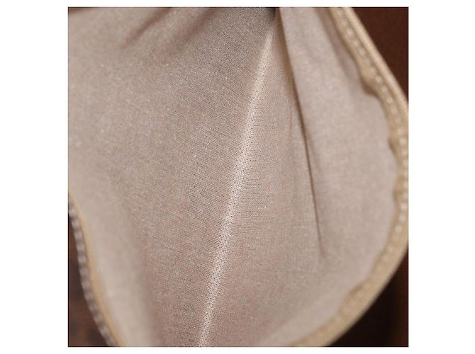 Céline CELINE Macadam Canvas Boston Bag PVC Leather Brown Gold Auth 207455V - Jerrillo - vue 18