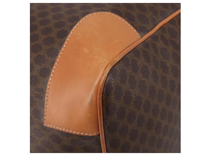 Céline CELINE Macadam Boston Bag PVC Brown Gold Tone Auth 206697A - Jerrillo - vista 10