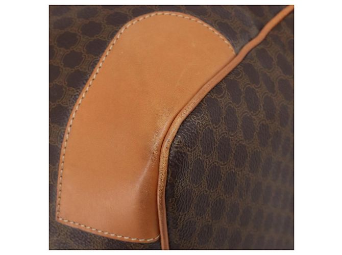 Céline CELINE Macadam Boston Bag PVC Brown Gold Tone Auth 206697A - Jerrillo - vista 12
