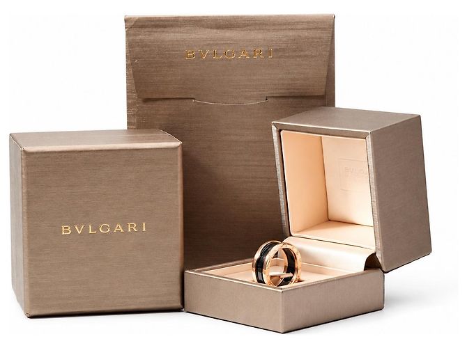 Anillo Bulgari B.zero1 Cerámica Oro Rosa 750/18kt Diseñador Lujo Unisex - vista 3