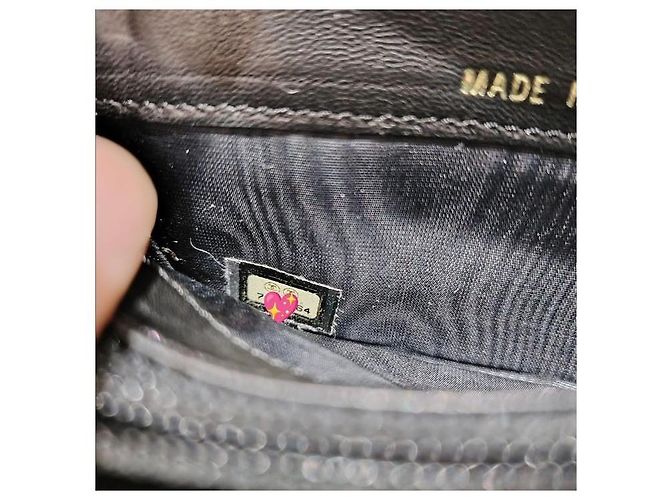 Cartera Chanel de piel negra - vista 13