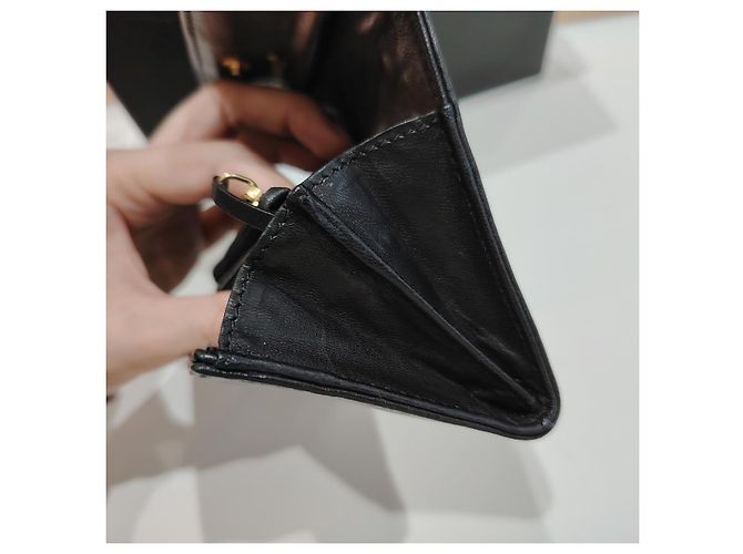 Cartera Chanel de piel negra - vista 6
