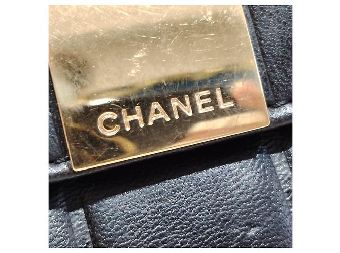 Cartera Chanel de piel negra - vista 8