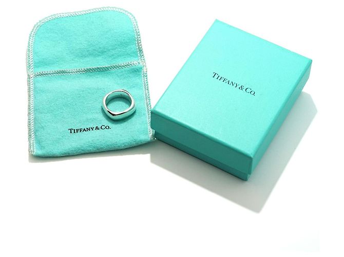 Tiffany & Co Square Smooth Band Ring Silber 925 Sterlingsilber Gr. 54 - Ansicht 3