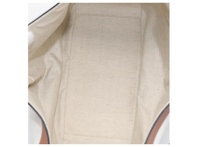 LOEWE Hammock Mini Hand Bag Leather 2way White Silver Auth 212709SM - Jerrillo - view 10
