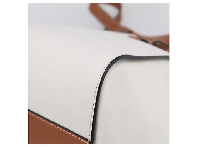 LOEWE Hammock Mini Hand Bag Leather 2way White Silver Auth 212709SM - Jerrillo - view 18