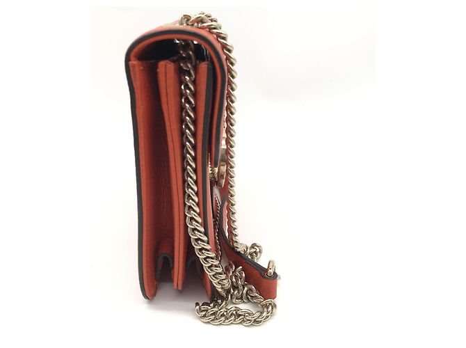 Gucci Interlocking Chain Leather Small - vue 4