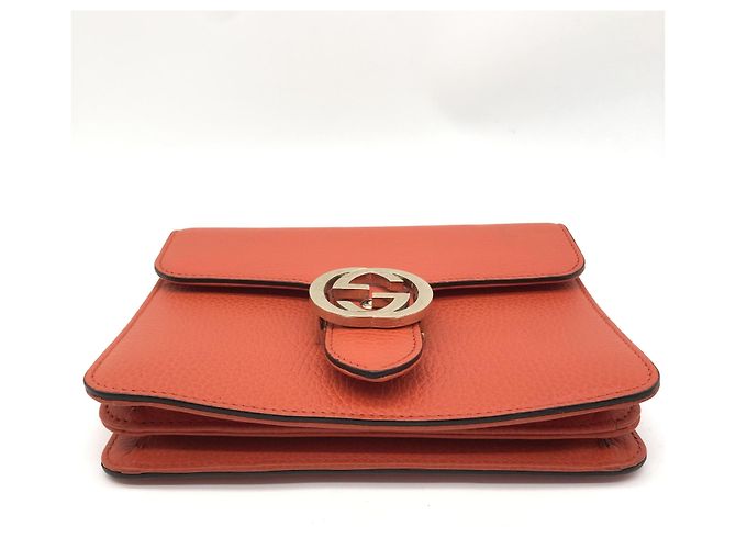 Gucci Interlocking Chain Leather Small - vue 6