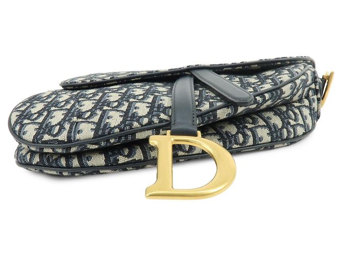 Christian Dior Saddle Oblique Canvas Medium - vue 3