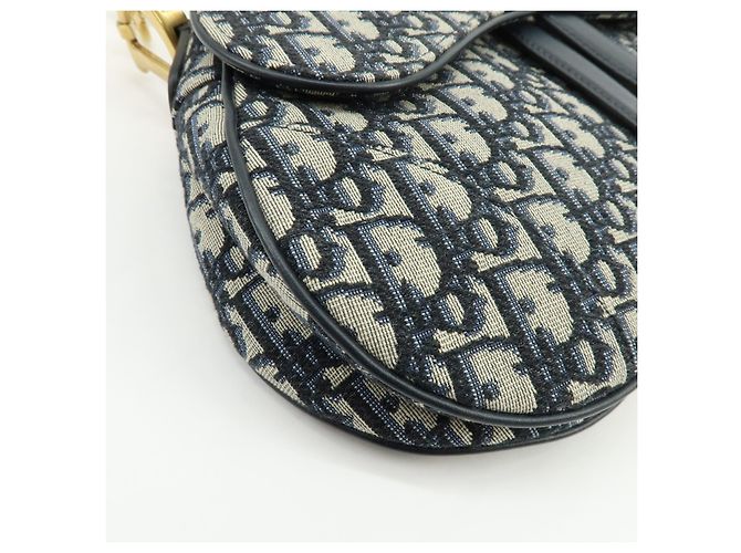 Christian Dior Saddle Oblique Canvas Medium - vue 7