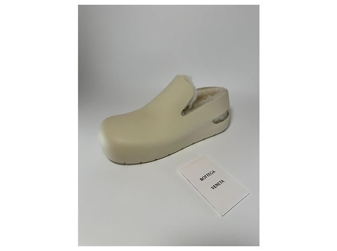 Bottega Veneta – Sea Salt Lined Puddle Clogs – Size EU 42 - vista 10