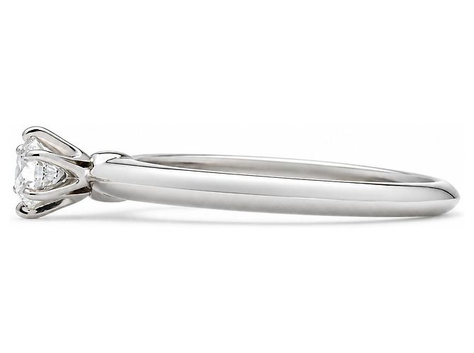 Tiffany & Co. Setting Verlobungsring Platin 950 Diamant 0,28 ct E/VS1 - Ansicht 7