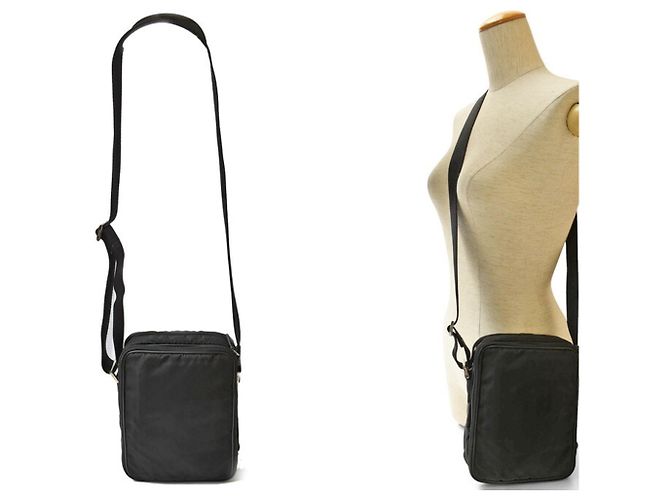 Borsa a tracolla e a spalla Prada in nylon - vista 14
