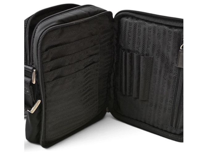 Borsa a tracolla e a spalla Prada in nylon - vista 7