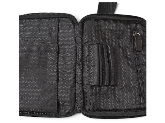 Borsa a tracolla e a spalla Prada in nylon - vista 8