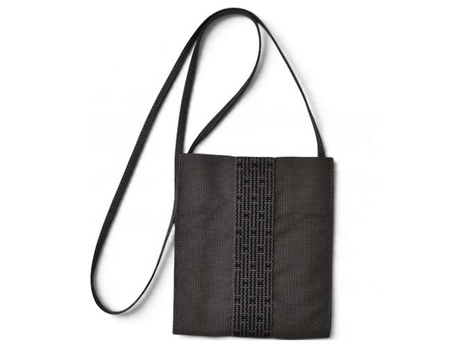 Hermès Hermes Herline Pochette Shoulder Bag - Gray Nylon - Ansicht 2