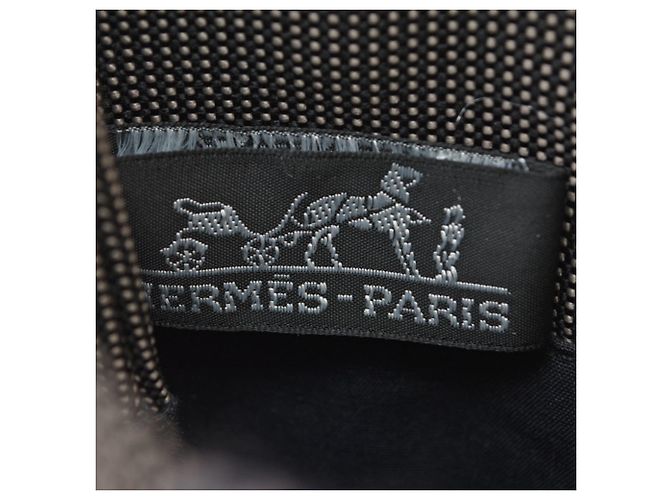 Hermès Hermes Herline Pochette Shoulder Bag - Gray Nylon - Ansicht 5
