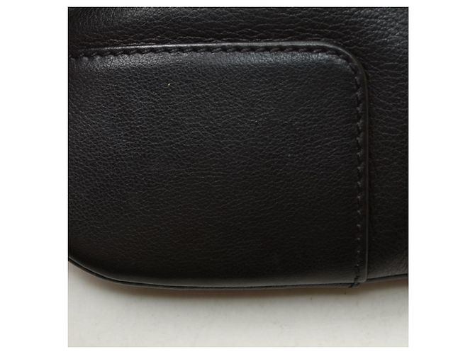Borsa a tracolla Loewe in vitello nero - vista 8