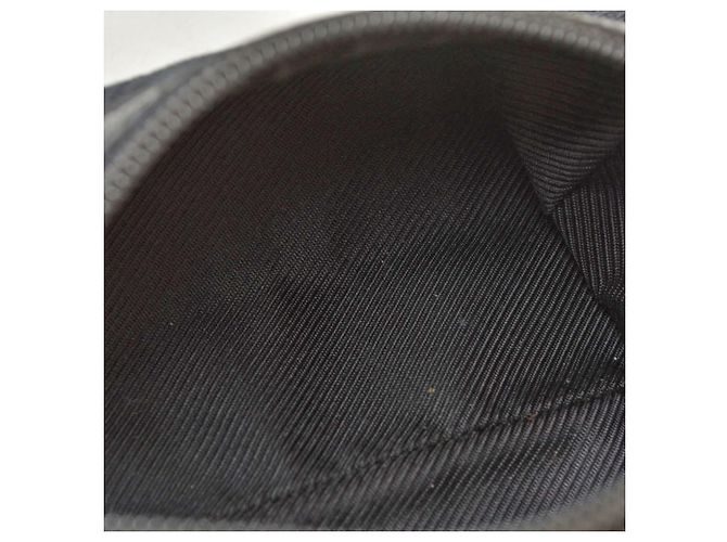 Pouch Gucci GG Canvas in nero e marrone - vista 4