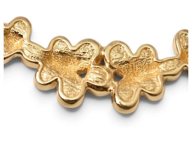 Collar Christian Dior de strass dorado - vista 8
