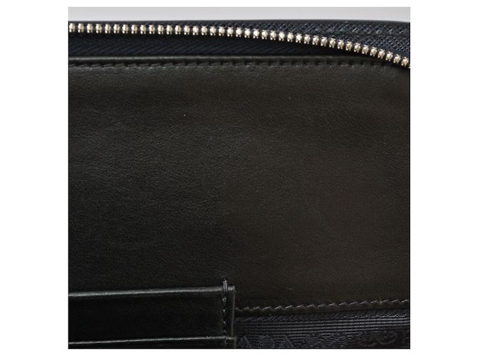 Clutch Prada in pelle Saffiano, Navy - vista 13