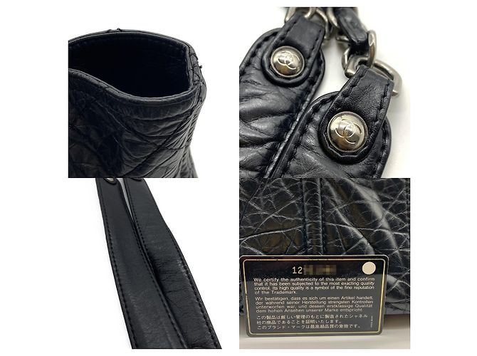 Chanel Shopper aus schwarzem Kalbleder - Ansicht 6
