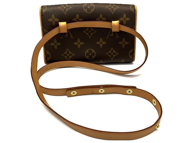 Louis Vuitton Florentine Monogram Pochette S Brown Pouch - vista 3