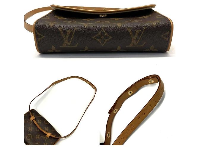 Louis Vuitton Florentine Monogram Pochette S Brown Pouch - vista 6