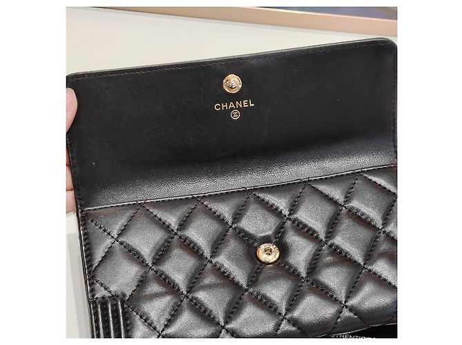 Cartera Chanel Boy de piel negra - vista 8