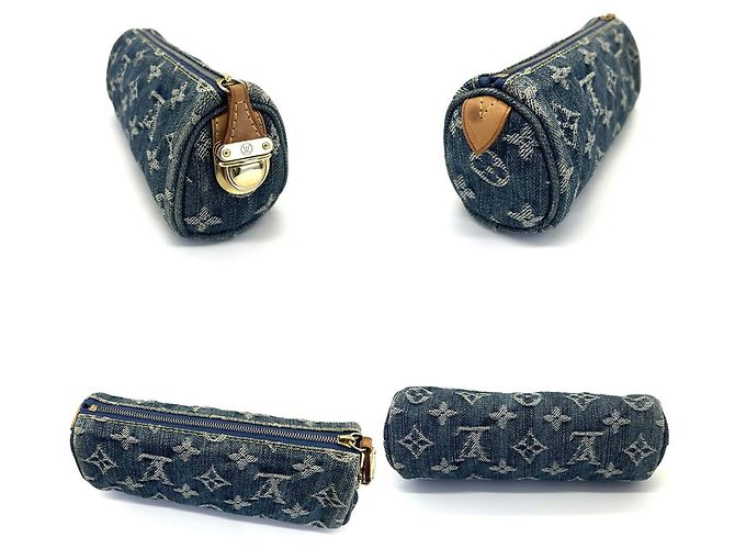 Louis Vuitton Trousse Speedy GM Pouch in Monogram Denim - vista 3