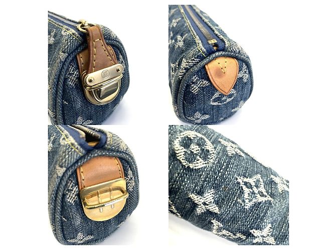 Louis Vuitton Trousse Speedy GM Pouch in Monogram Denim - vista 4