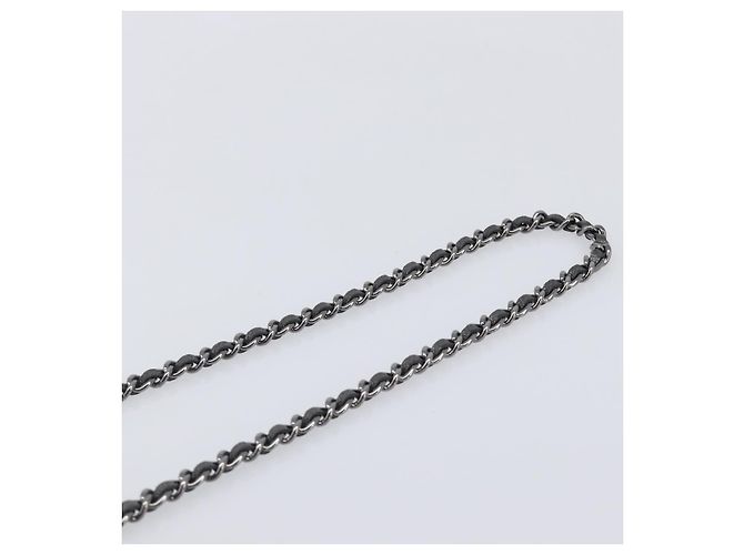 CHANEL Matelasse Chain Shoulder Bag Caviar Skin Gray Silver CC Auth 213364M - Jerrillo - vista 9