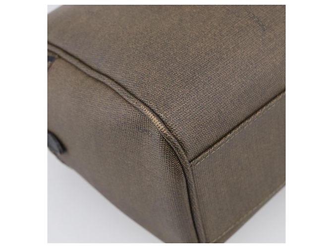 FENDI Hand Bag Canvas 2way Brown Gold Tone Auth ti4049 - Jerrillo - vista 15