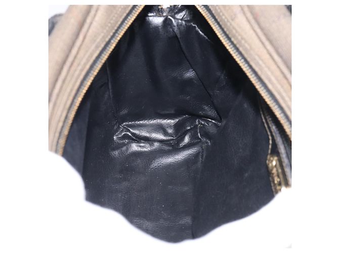 FENDI Hand Bag Canvas 2way Brown Gold Tone Auth ti4049 - Jerrillo - vista 20