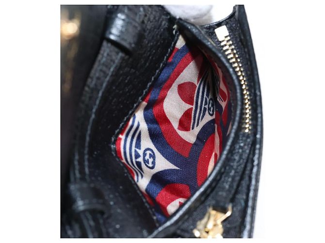 GUCCI Adidas Collaboration Shoulder Wallet Leather Black 702248 Auth 210520M - Jerrillo - vista 20