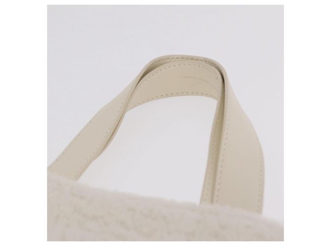 Balenciaga Hand Bag Shearing White Silver 532873 Auth 213324M - Jerrillo - vista 14