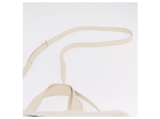 Balenciaga Hand Bag Shearing White Silver 532873 Auth 213324M - Jerrillo - vista 15