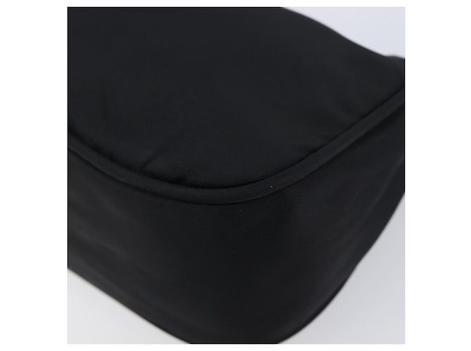 PRADA Bolso de Accesorios Nylon Negro Plata Auth 212103V - Jerrillo - vista 15