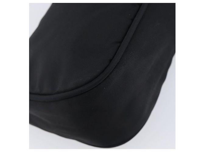 PRADA Bolso de Accesorios Nylon Negro Plata Auth 212103V - Jerrillo - vista 18
