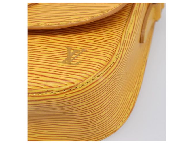 Saint-Cloud LOUIS VUITTON Epi Saint Cloud PM Shoulder Bag Yellow M52219 LV Auth ep17048A - Jerrillo - vue 17