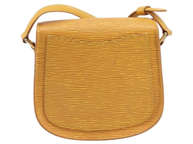 Saint-Cloud LOUIS VUITTON Epi Saint Cloud PM Shoulder Bag Yellow M52219 LV Auth ep17048A - Jerrillo - vue 2